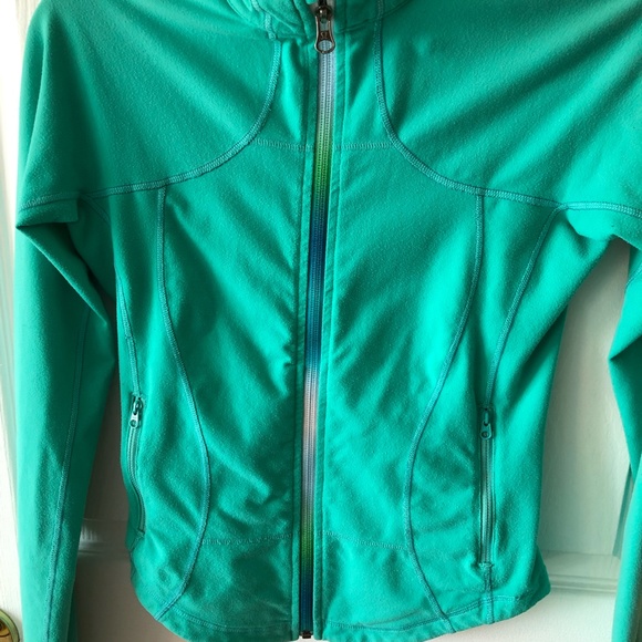 Lululemon Shape Jacket Bali Breeze Ombre Zipper Sz 4 - Picture 2 of 8